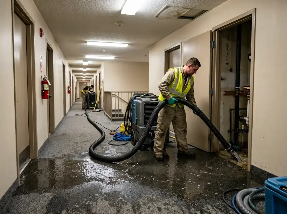 multi-unit-apartment-hallway-f-005 — frequently asked questions, Emergency Burst Pipe Water Extraction & Removal in Lindale,…